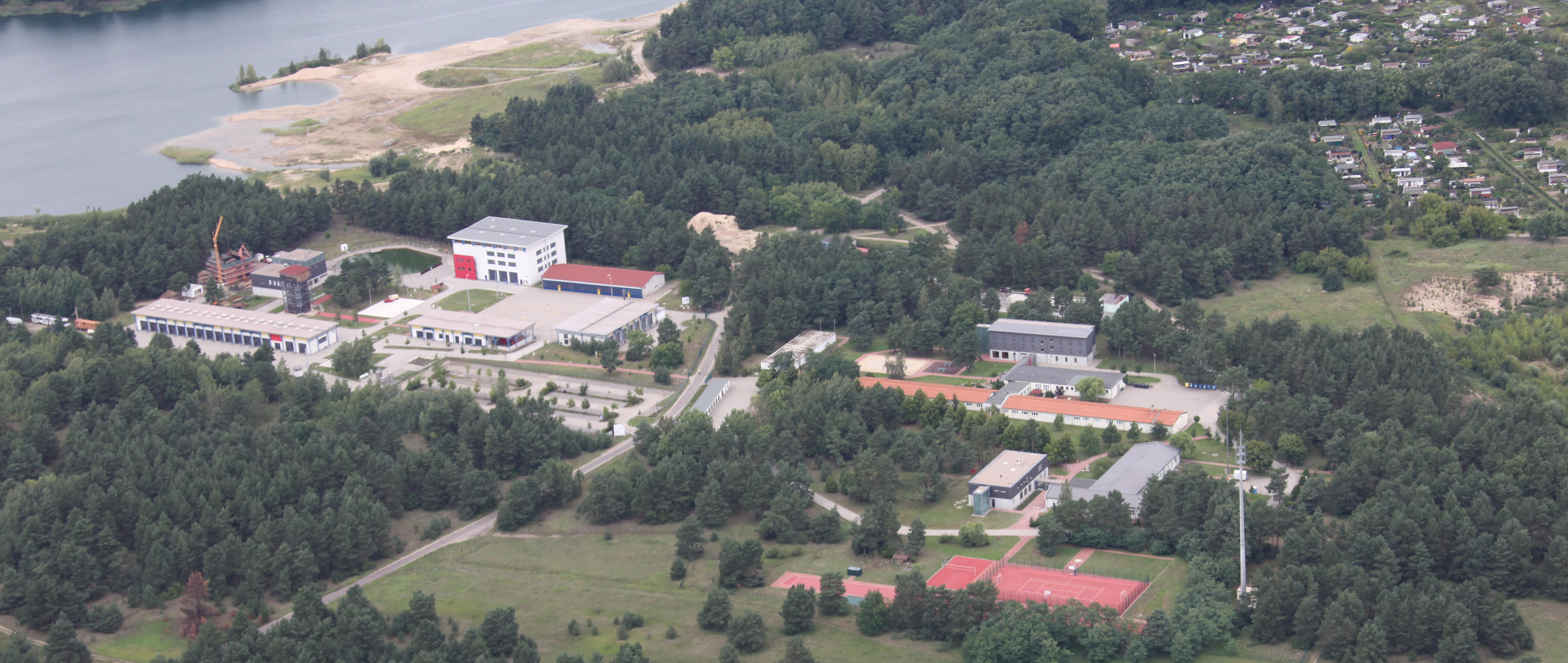 Luftbild Landesfeuerwehrschule Eisenhüttenstadt
