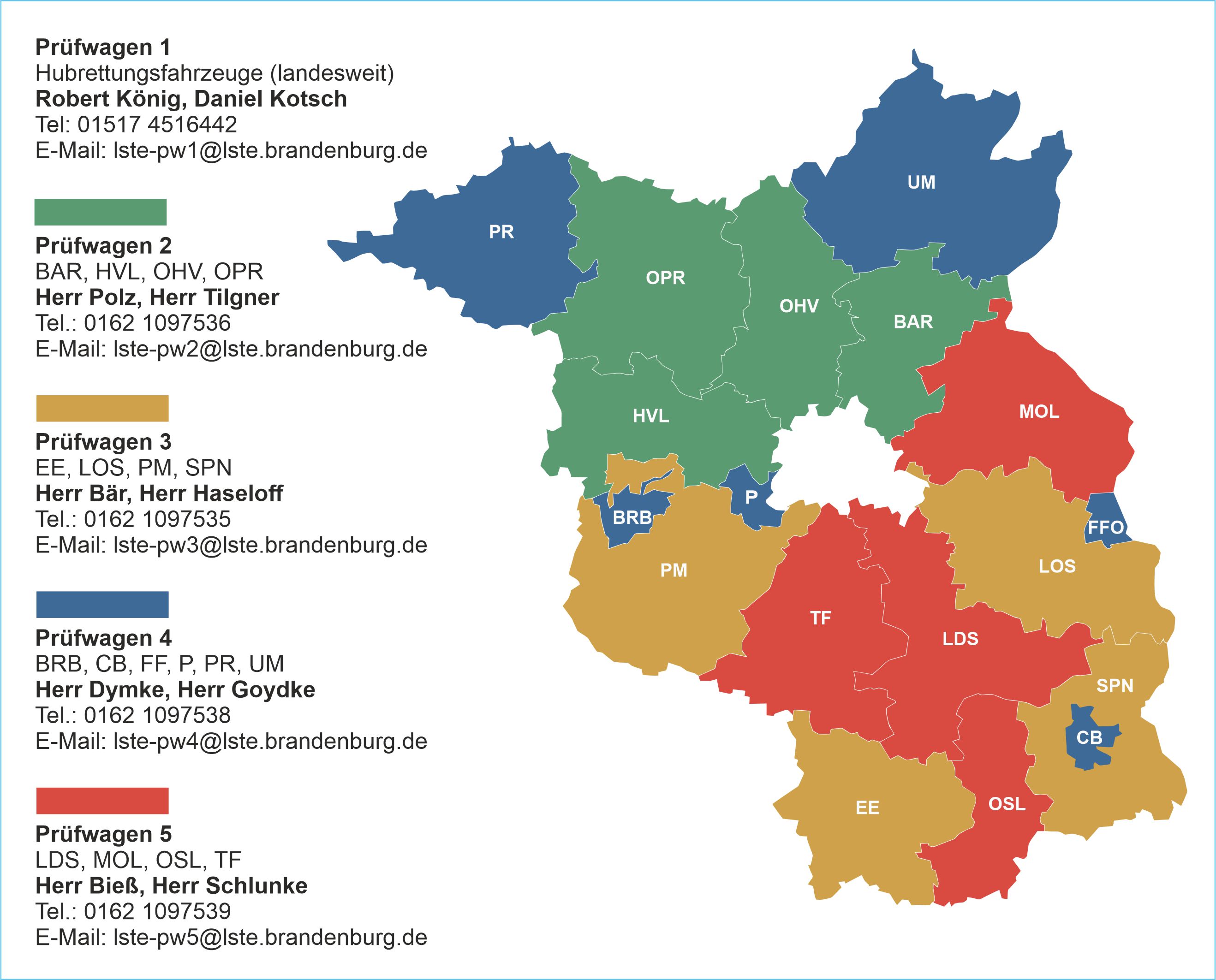 Brandenburg Einsatzfahrzeuge