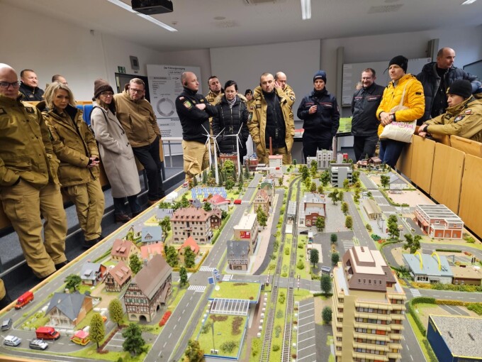Übung an der Planspielplatte